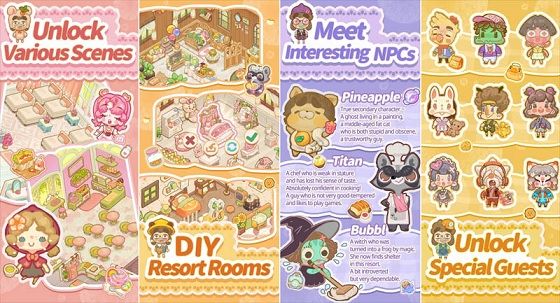 Download Resortopia MOD APK v1.1.1, Build the Best 5 Star Hotel & Collection of Unique Characters!