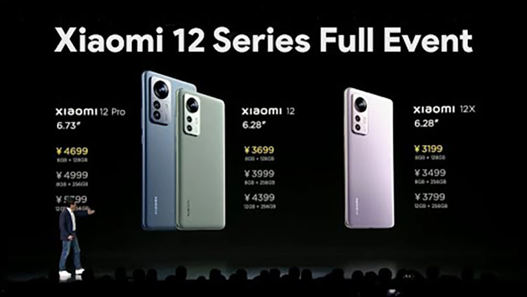 Xiaomi Officially Launches Xiaomi 12, Pro and 12X